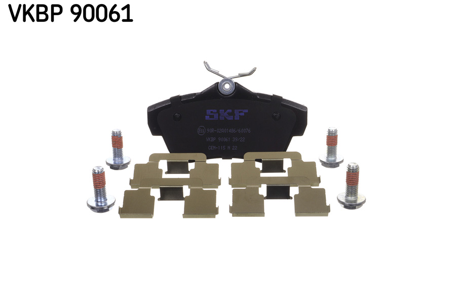 Brake Pad Set, disc brake - VKBP 90061 SKF